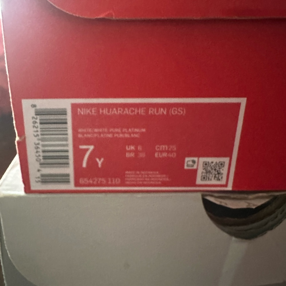 Nike Huarache Run Sneakers - White and Platinum